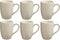Grote Secret de Gourmet koffie mokken, wit, 360 ml, 6 stuks
