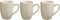 Grote Secret de Gourmet koffie mokken, wit, 360 ml, 6 stuks