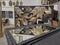 Grote Spiegel glasmaat 100x200 cm in zwarte barok lijst - Antonio Napoli Antiekzwart Buitenmaat 125x225cm horizontaal of verticaal ophangen of als staande spiegel neerzetten - Facetrand - Duurzaam en Veilig Spiegelglas - luxe spiegel