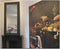 Grote Spiegel glasmaat 100x200 cm in zwarte barok lijst - Antonio Napoli Antiekzwart Buitenmaat 125x225cm horizontaal of verticaal ophangen of als staande spiegel neerzetten - Facetrand - Duurzaam en Veilig Spiegelglas - luxe spiegel