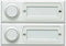 Grothe 51013 Belknop Met naambord 1-voudig Wit 12 V/1,5 A