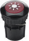 Grothe 63032 Belknop 1-voudig Zwart 12 V/1,5 A