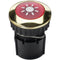 Grothe 63042 Belknop 1-voudig Goud 12 V/1,5 A
