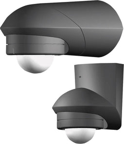 Grothe 94534 PIR-bewegingsmelder Opbouw (op muur) 240 ° Relais Zwart IP55