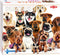 Group of Cute Dogs puzzel 100 stukjes