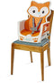 Grow-With-Me 4-in-1 kinderstoel, aanpasbare, ruimtebesparende babystoel, booster en peuterstoel, met herbruikbare onderzetter en vaatwasmachinebestendig dienblad, in vos-design