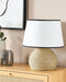 GROWEE - Tafellamp - Naturel - Stro