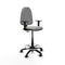 Piqueras y Crespo B1D01RN - Bureaustoel - Hoogteverstelbaar met armleuning - Lichtgrijs
