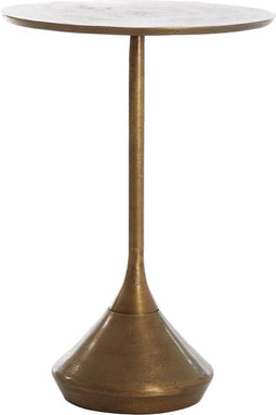 Light & Living Bijzettafel Dimphy - Antiek Brons - Ø35cm - Modern
