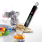 Westmark Vleesthermometer, insteekthermometer, meetbereik: 0 °C tot 200 °C/32 °F tot 392 °F, roestvrij staal/kunststof, zilver/zwart/rood, 12782280