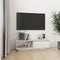 vidaXL - Tv-meubel - 110x30x33,5 - cm - massief - grenenhout - wit