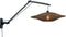 GOOD&MOJO Wandlamp Bali - Bamboe Zwart - 105x60x55cm - Binnen Scandinavisch,Bohemian
