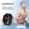 AyeWay Smartwatch - Waterdicht IP67 - 70 Sportmodi - Zwart