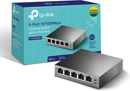 TP-Link TL-SF1005P - Netwerk Switch - Unmanaged - PoE 5 poorten