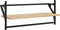 vidaXL - Wandschappen - met - stangen - 2 - st - 65x25x30 - cm - sonoma - eikenkleurig