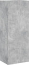 vidaXL - Tv-wandmeubel - 40,5x30x102 - cm - bewerkt - hout - betongrijs
