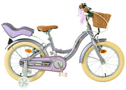 Volare Blossom - Kinderfiets - 16 inch - Twee handremmen - Paars