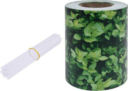 vidaXL - Tuinscherm - 70x0,19 m - PVC - bladpatroon