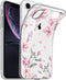 iMoshion Hoesje Geschikt voor iPhone Xr Hoesje Siliconen - iMoshion Design hoesje - Roze / Meerkleurig / Transparant / Blossom Watercolor