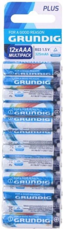 Grundig Batterijen R3 Aaa Zink 12 Stuks