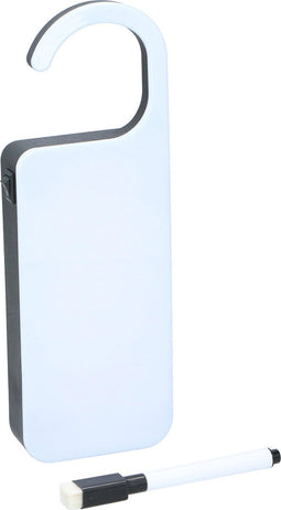 Grundig Deurhanger - LED-Lamp - Memobordje - Zwart/ Wit