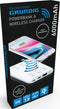 Grundig Draadloze Powerbank 600mAh - Draadloos en Bekabeld Opladen - met Zuignappen - Incl. Oplaadkabel - 2 USB Poorten - Wit