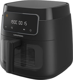 Grundig FRY 7320 Enkel 7,6 l Vrijstaand 1900 W Heteluchtfriteuse Zwart