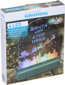Grundig Grundig Kerstschild Led Meerkleurig