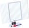 Grundig LED Make-Up Spiegel - 22 LEDS - Inclusief Kabel - Verschillende Vergrotingsspiegels - Inklapbaar