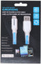 Grundig Oplaad- en Sync-kabel - USB-A naar Lightning - Compatibel met iPhone en iPad - Wit/Blauw