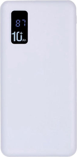 Grundig Powerbank 10000 mAh - Power Bank met LED-Scherm - 4 USB Poorten - USB-A, USB-C en Micro USB