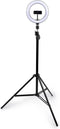 Grundig Ringlamp met Statief en Telefoonhouder - Verstelbaar tot 210cm - Geschikt voor TikTok en YouTube - 3 Lichtstanden