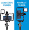 Grundig Smartphone Video Rig - Handgrip - Zwart/ Rood