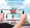 Grundig Smartphone Video Rig - Handgrip - Zwart/ Rood