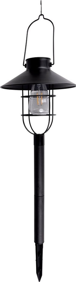 Grundig Solar Tuinlamp - 21,8 x 21,8 x 64 CM - Tuinverlichting - LED Verlichting - Opladen met Zonne-energie