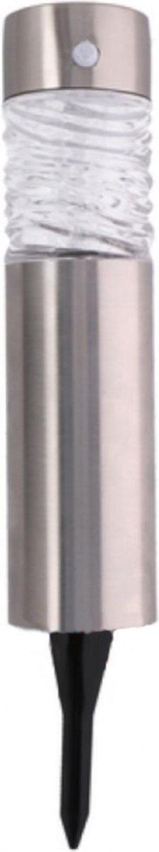 Grundig Solar Tuinverlichting - Super LED - 44,5 x 7,5 CM - Bewegingssensor - IP44 - Glas met Patroon - Met Prikker