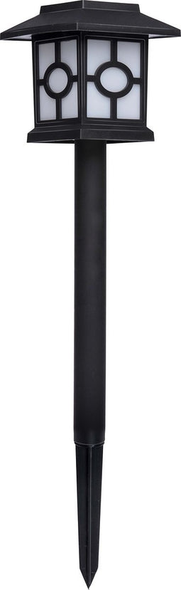 Grundig Solar Tuinverlichting - Tuinfakkels 3 Stuks - Warm Wit LED-Licht - Batterijduur 6 tot 8 Uur - voor Tuin en Balkon - Zwart