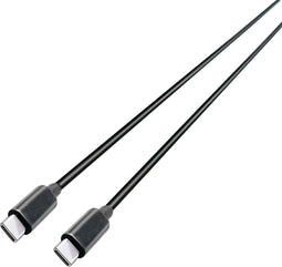 Grundig USB-C naar USB-C Kabel - Oplaadkabel 2 Meter - USB 3.2 Gen 2 - Opladen en Synchroniseren - 10Gbps - Snel Laden - Zwart