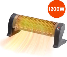 Grupo Elektrische Verwarming | FM 2302-C | 1200W Grijs | Elektrische verwarming | Infrarood kachel | Infraroodkachel vrijstaand