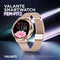 Valante Fem-Fit2 Smartwatch - Smartwatch Dames - Rosé goud staal - 40 mm - Stappenteller - Hartslagmeter - Bloeddrukmeter - Saturatiemeter