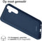 imoshion Hoesje Geschikt voor Samsung Galaxy A35 Hoesje Siliconen - imoshion Color Backcover - Donkerblauw