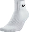 Nike Value Cotton Cushion Quarter Sportsokken - Maat 46 - Unisex - wit/zwart Maat 46-50