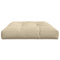 Palletkussen 120x80x12 cm stof beige