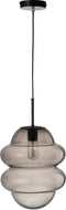 J-Line hanglamp Honinglepel - glas - grijs