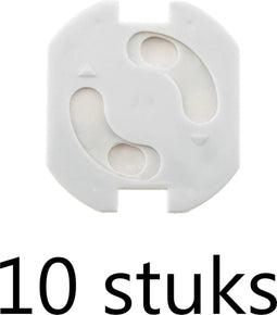 GS stopcontactbeschermers 10 stuks - Kinderbeveiliging voor stopcontact - Stopcontactbeveiliging