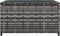 vidaXL Salontafel tuin vierkant 50x50x30 cm poly rattan grijs
