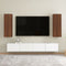 vidaXL - Tv-meubelen - 2 - st - 30,5x30x90 - cm - bewerkt - hout - bruin - eikenkleur