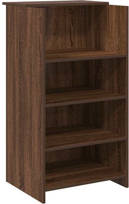 vidaXL - Receptiebalie - 55x50x103,5 - cm - bewerkt - hout - bruin - eikenkleur