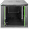 Digitus DN-19 09U-6/6-EC-SW - 19 inch wandkast 9 HE - 600 x 505 x 600 mm - Zwart