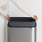 Brabantia Bo Touch Bin - Prullenbak - 60 liter - Matt Steel Fingerprint Proof